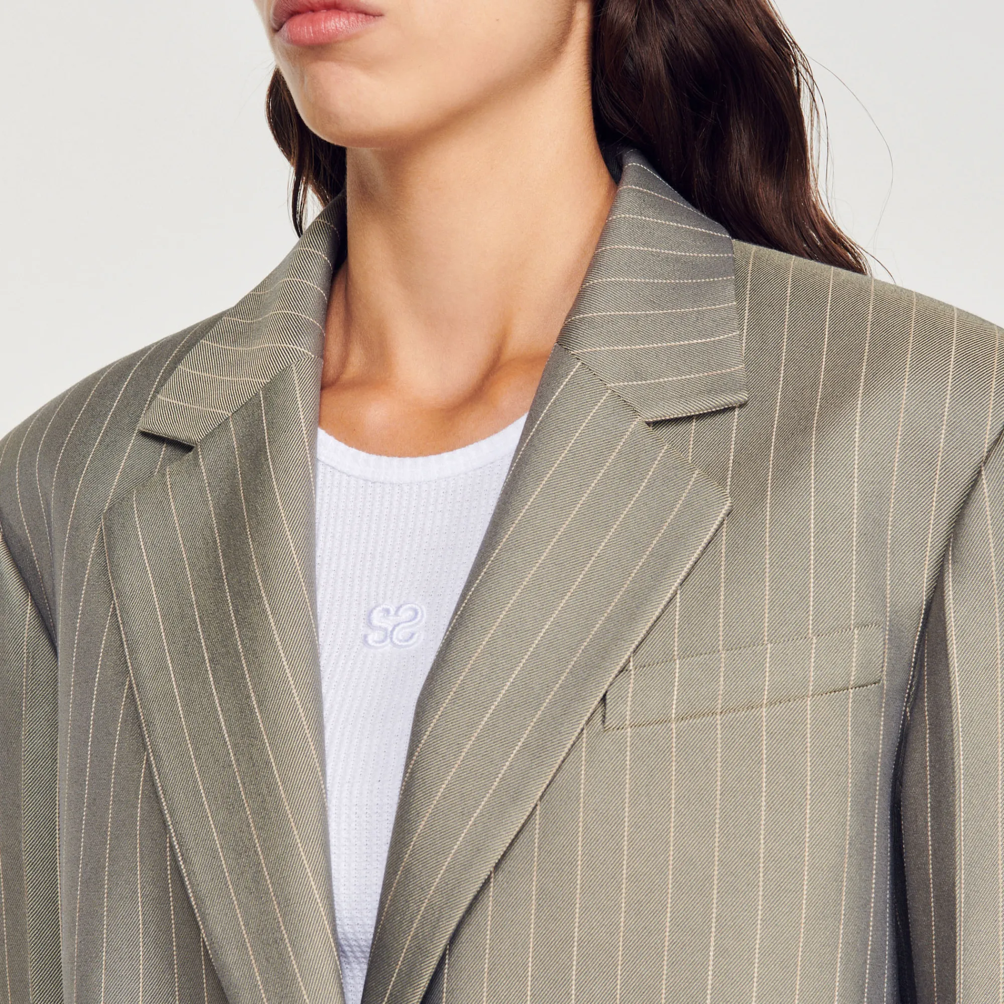 Giacca Da Tailleur Oversize>Sandro Paris Shop