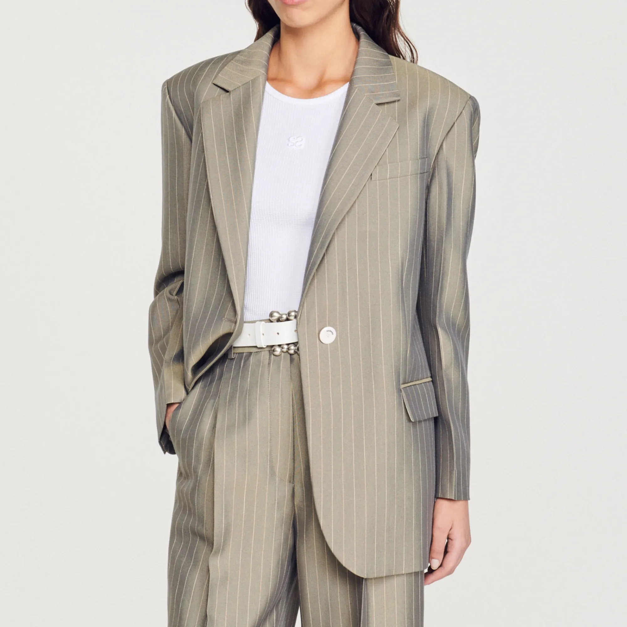 Giacca Da Tailleur Oversize>Sandro Paris Shop