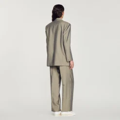 Giacca Da Tailleur Oversize><noscript><img width=