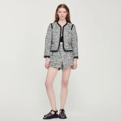 Giacca In Tweed>Sandro Paris Store