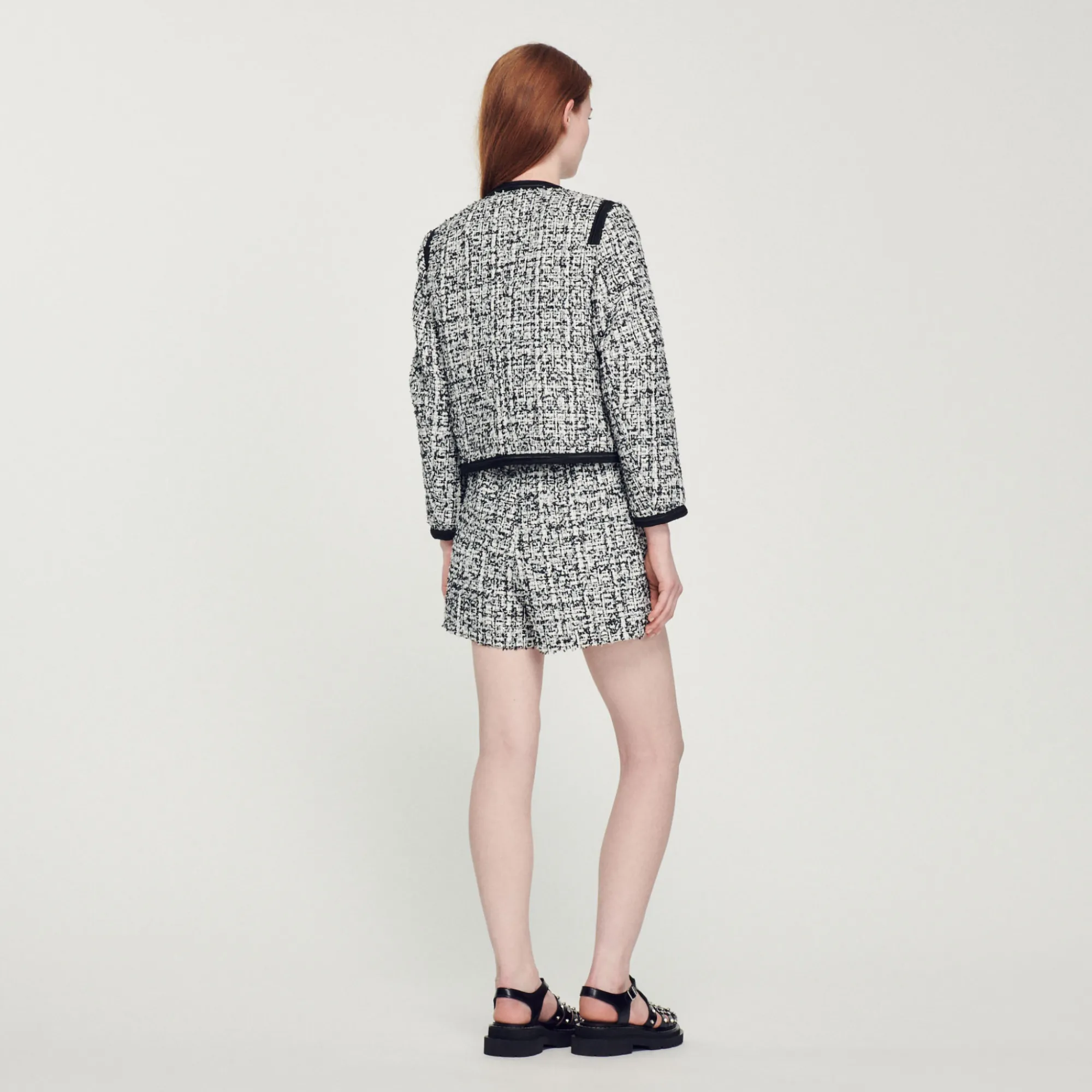 Giacca In Tweed>Sandro Paris Store