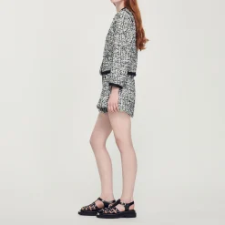 Giacca In Tweed><noscript><img width=