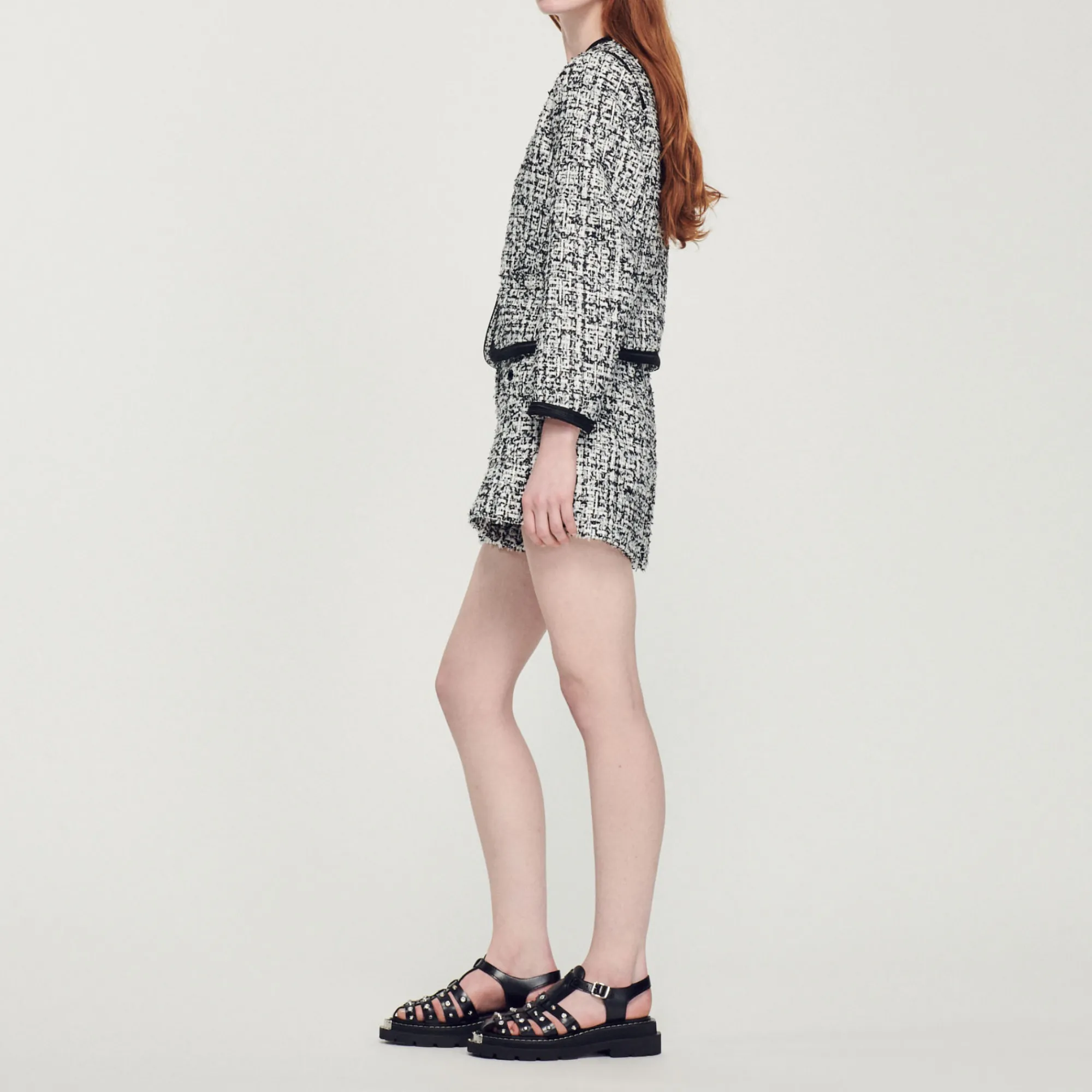 Giacca In Tweed>Sandro Paris Store