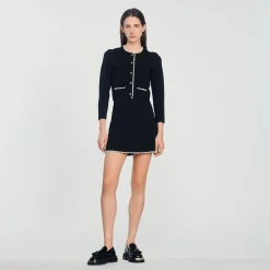 Giacca Ornata Da Perle>Sandro Paris Shop