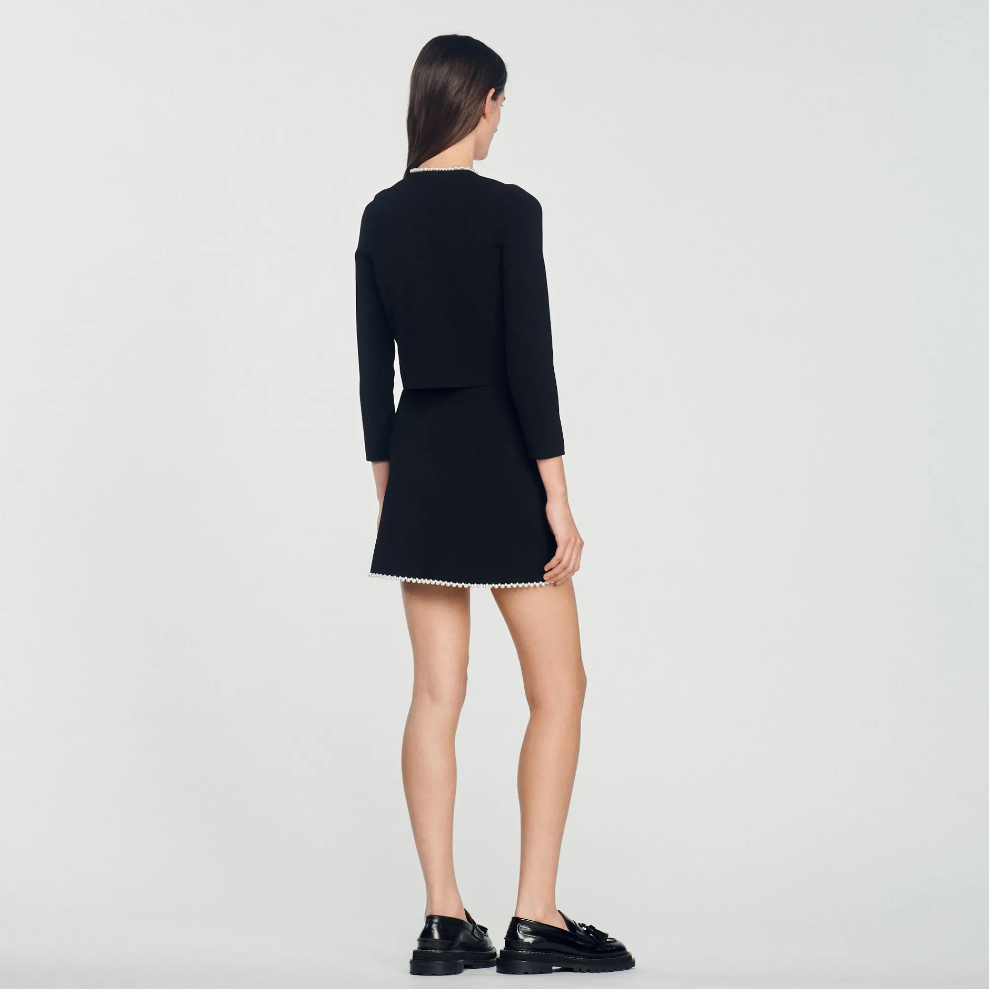 Giacca Ornata Da Perle>Sandro Paris Shop