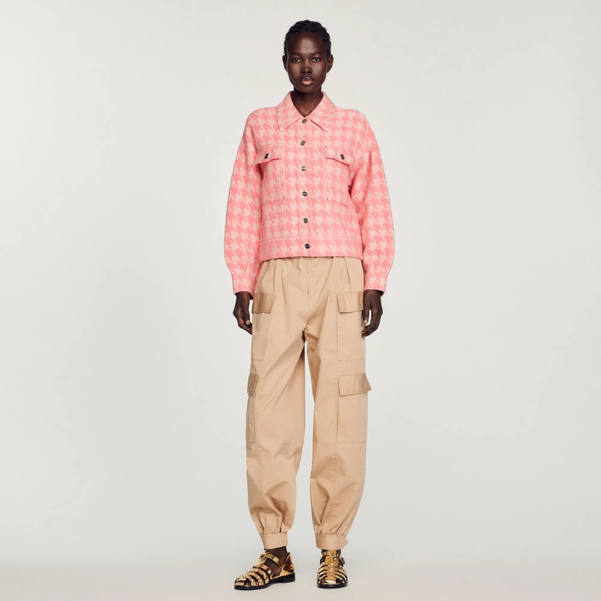 Giacca Pied-De-Poule>Sandro Paris Cheap
