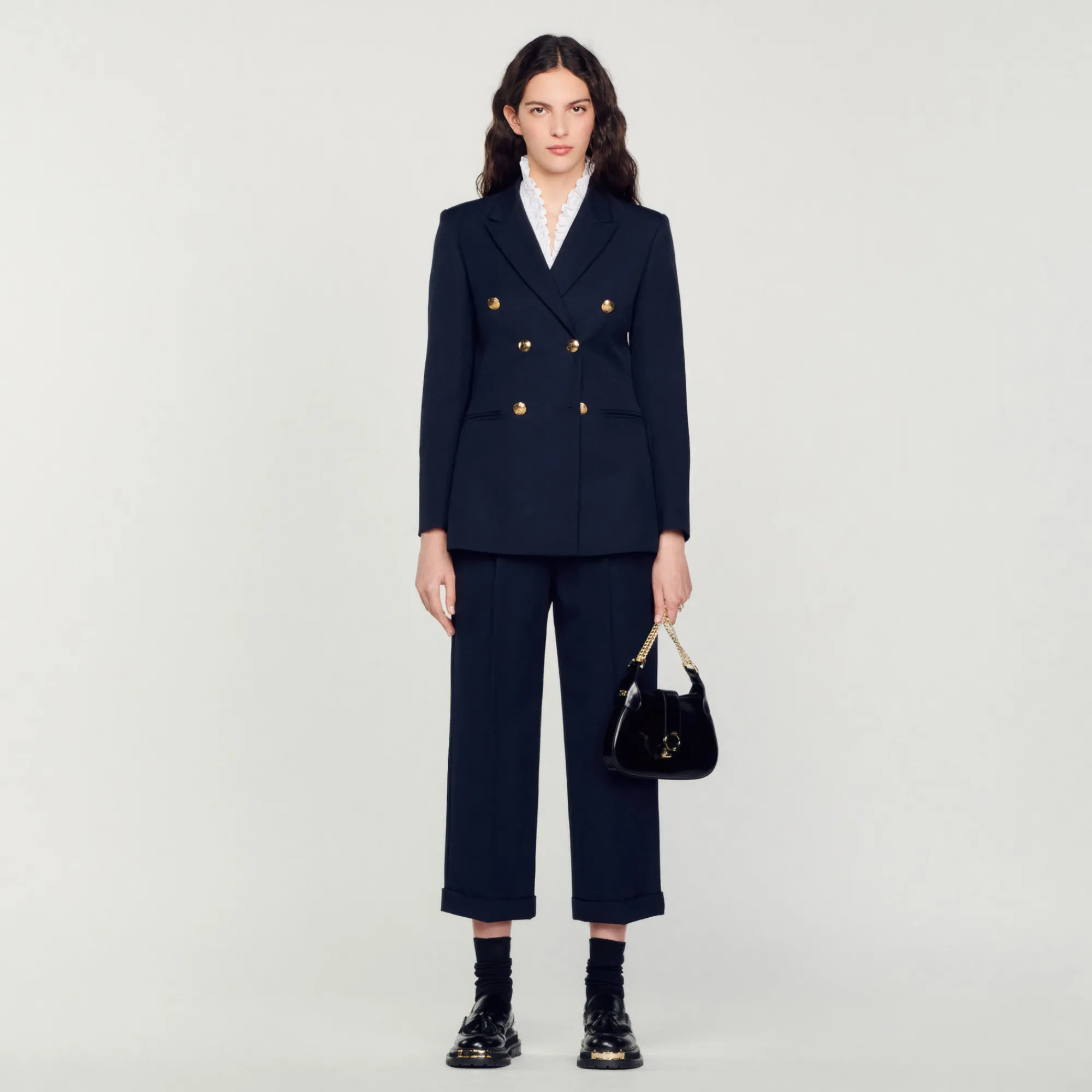 Giacca Tailleur Con Doppia Abbottonatura>Sandro Paris Cheap