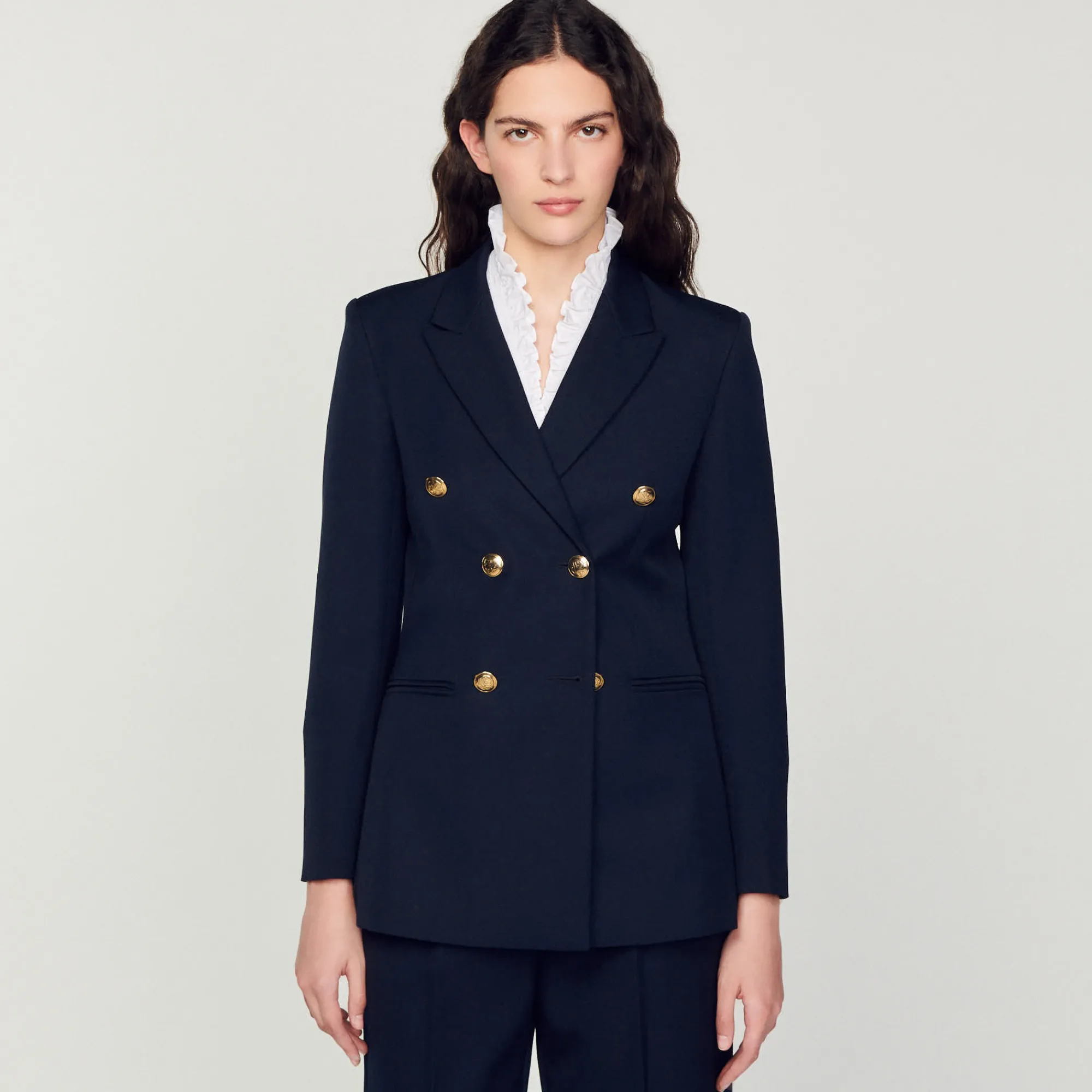 Giacca Tailleur Con Doppia Abbottonatura>Sandro Paris Cheap