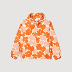 Giubbotto Con Stampa Floreale><noscript><img width=