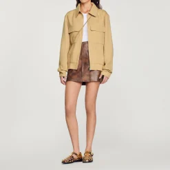 Giubbotto Fluido>Sandro Paris Flash Sale
