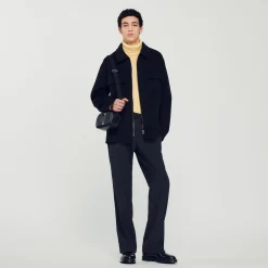 Giubbotto In Lana>Sandro Paris Outlet
