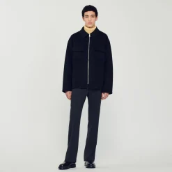 Giubbotto In Lana>Sandro Paris Outlet