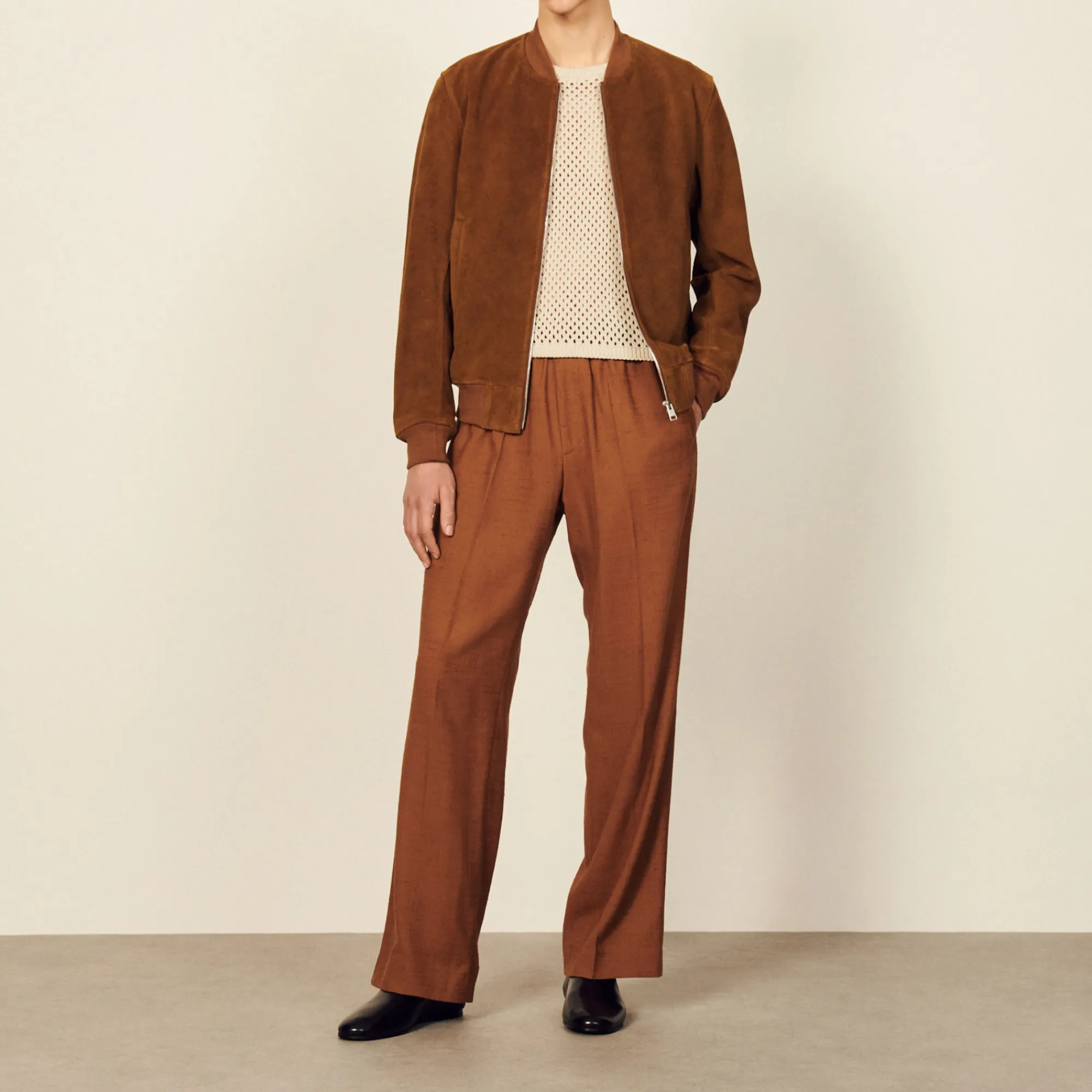 Giubbotto In Pelle Conceria Certificata>Sandro Paris Outlet