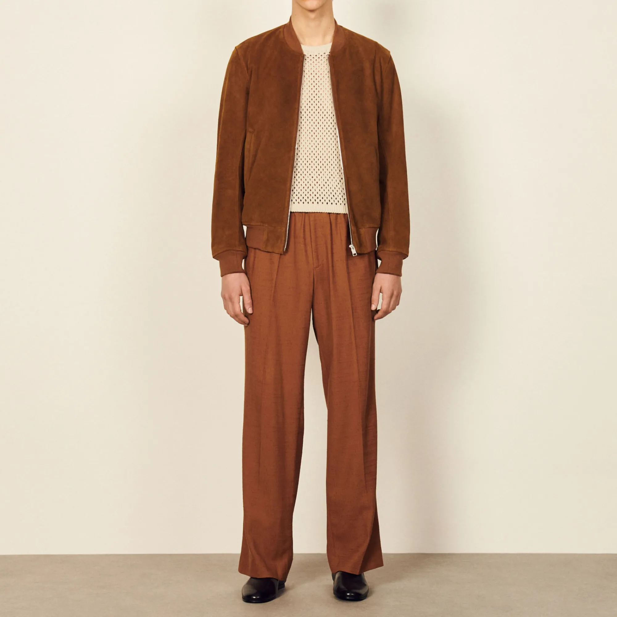 Giubbotto In Pelle Conceria Certificata>Sandro Paris Outlet