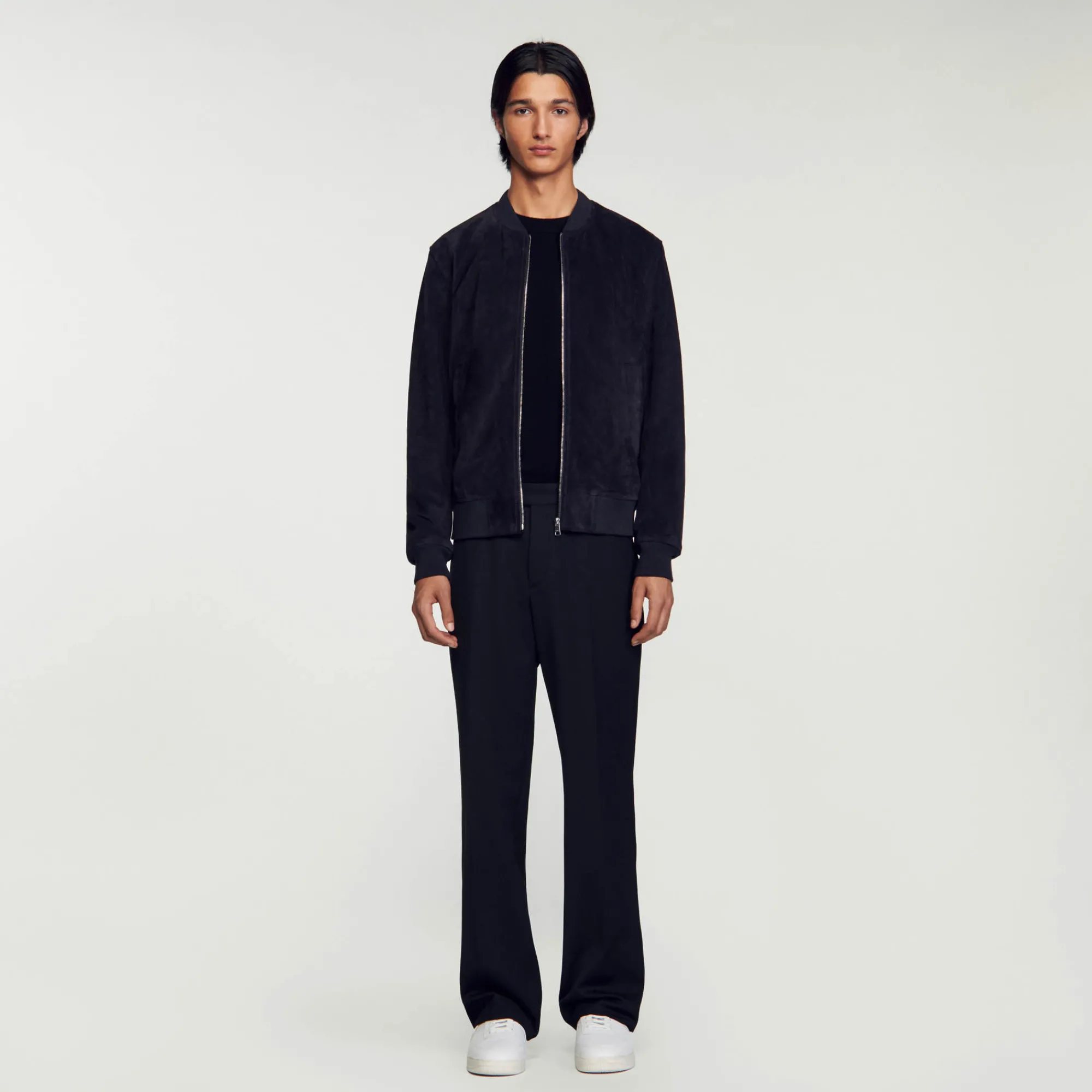 Giubbotto In Pelle Scamosciata>Sandro Paris New