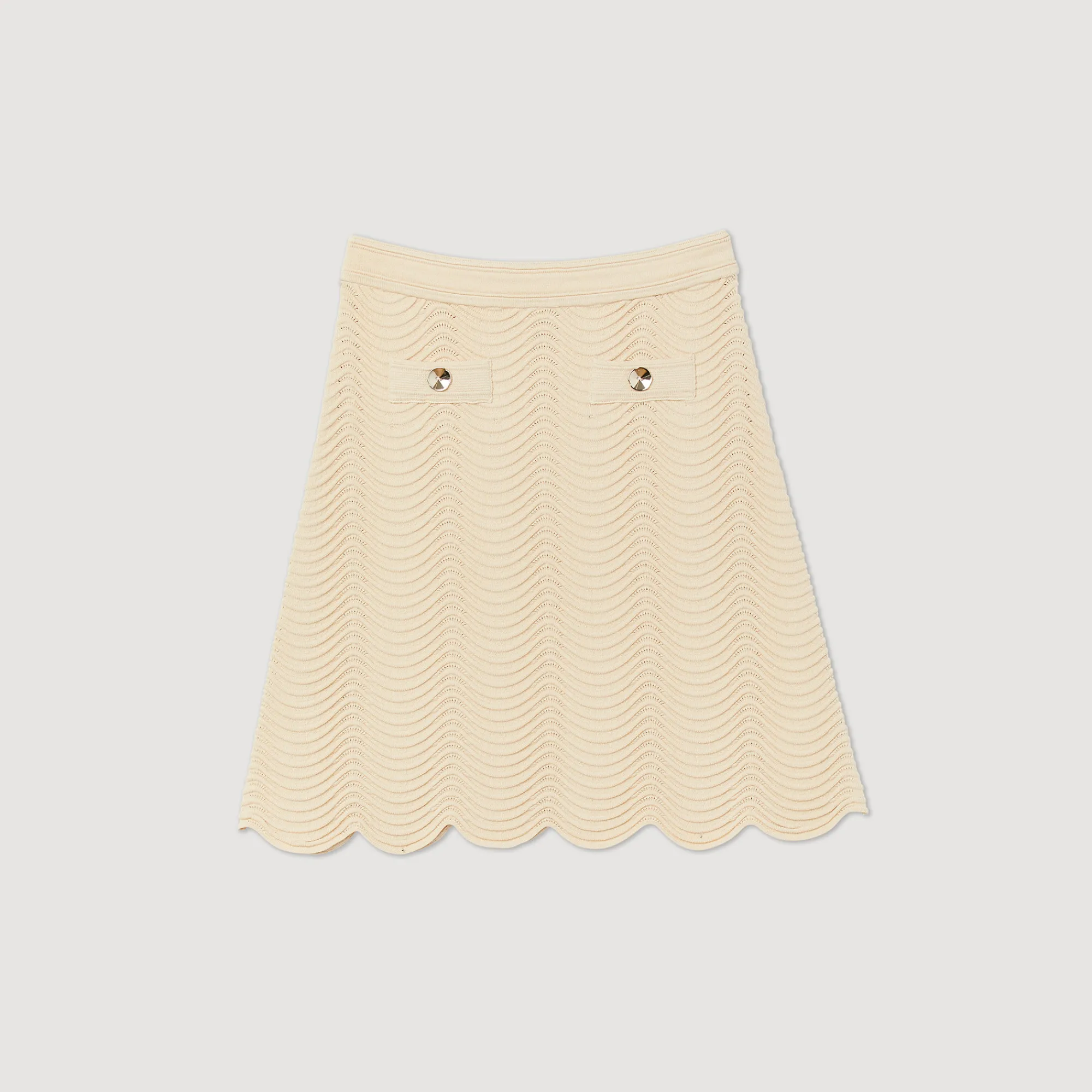 Gonna Corta In Maglia>Sandro Paris Shop