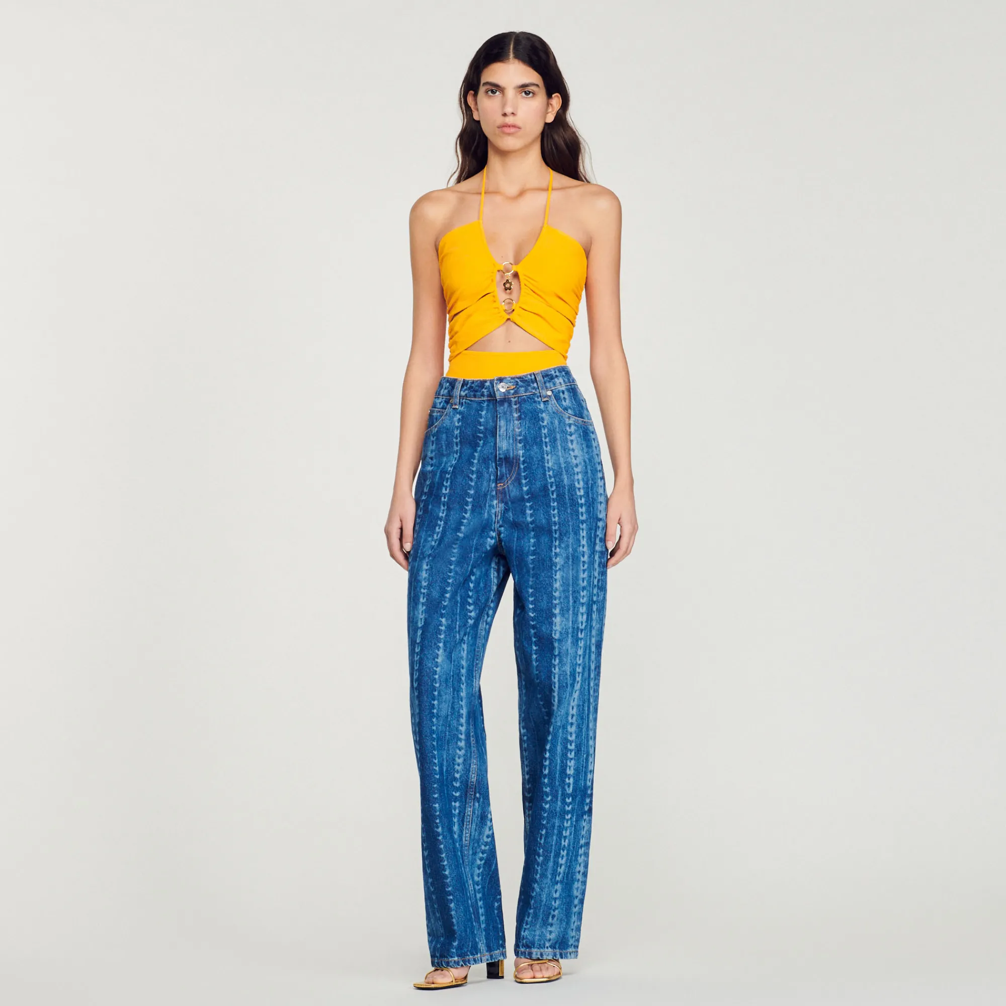 Jeans Con Motivi Delave>Sandro Paris Best