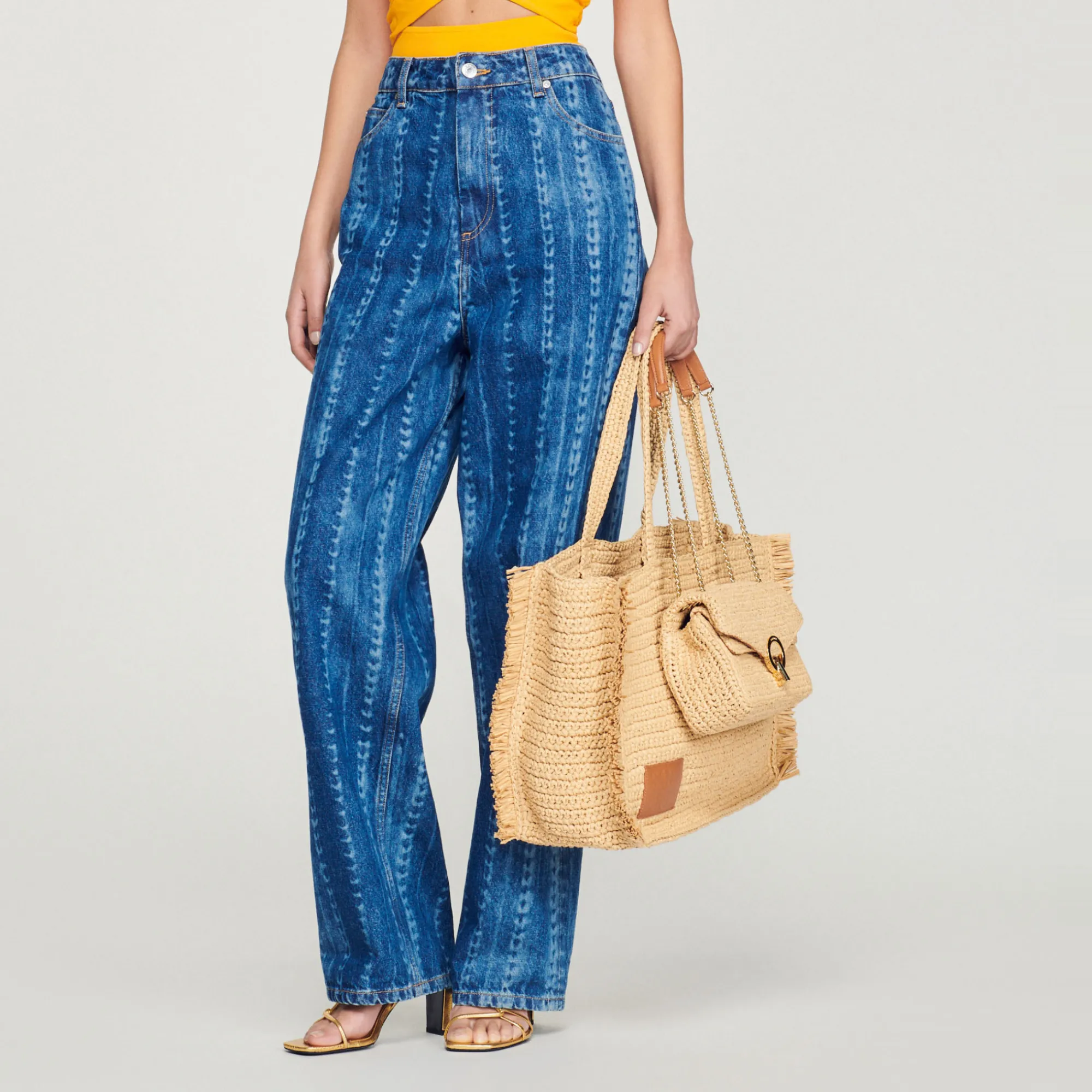 Jeans Con Motivi Delave>Sandro Paris Best