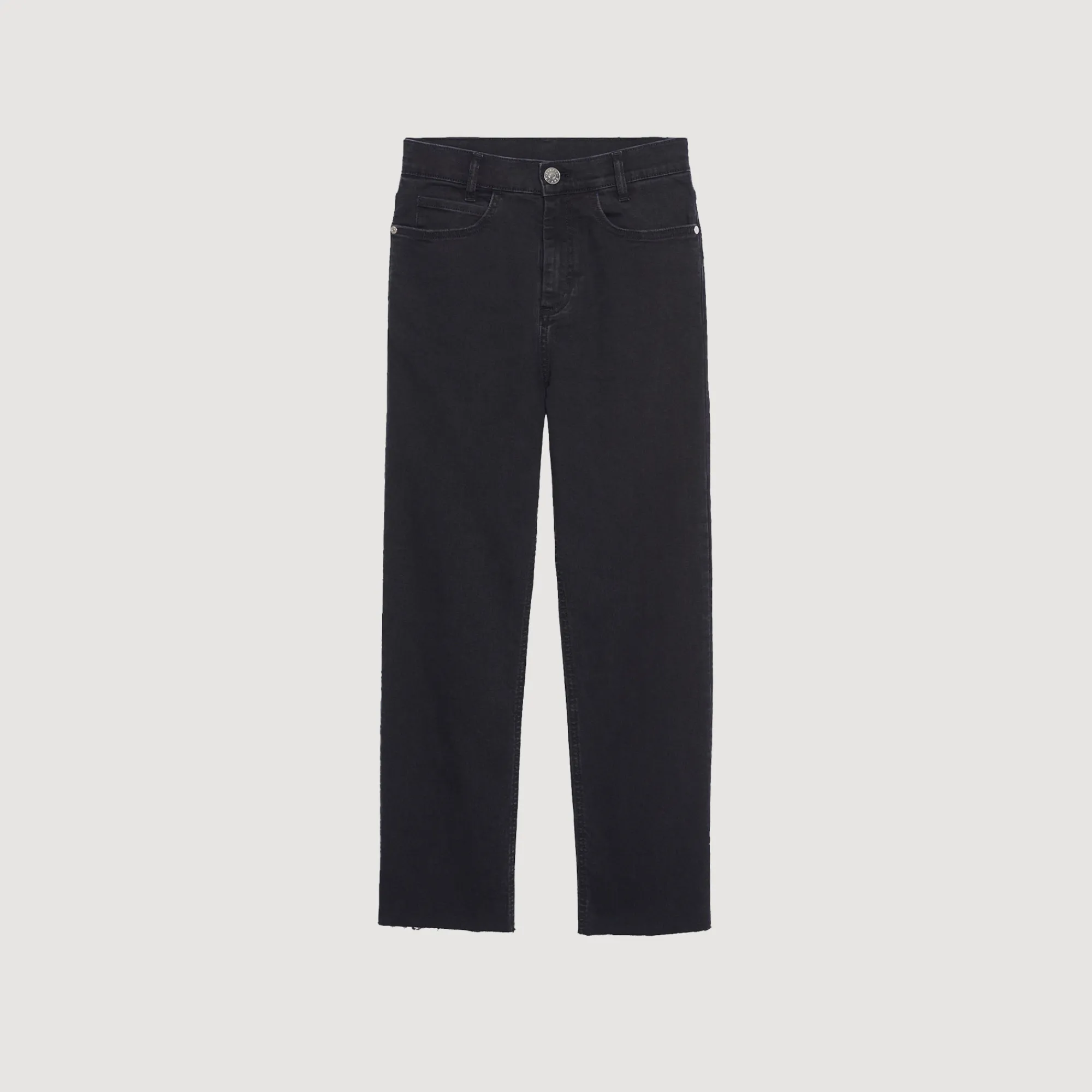 Jeans Dritti A Taglio Vivo>Sandro Paris Shop