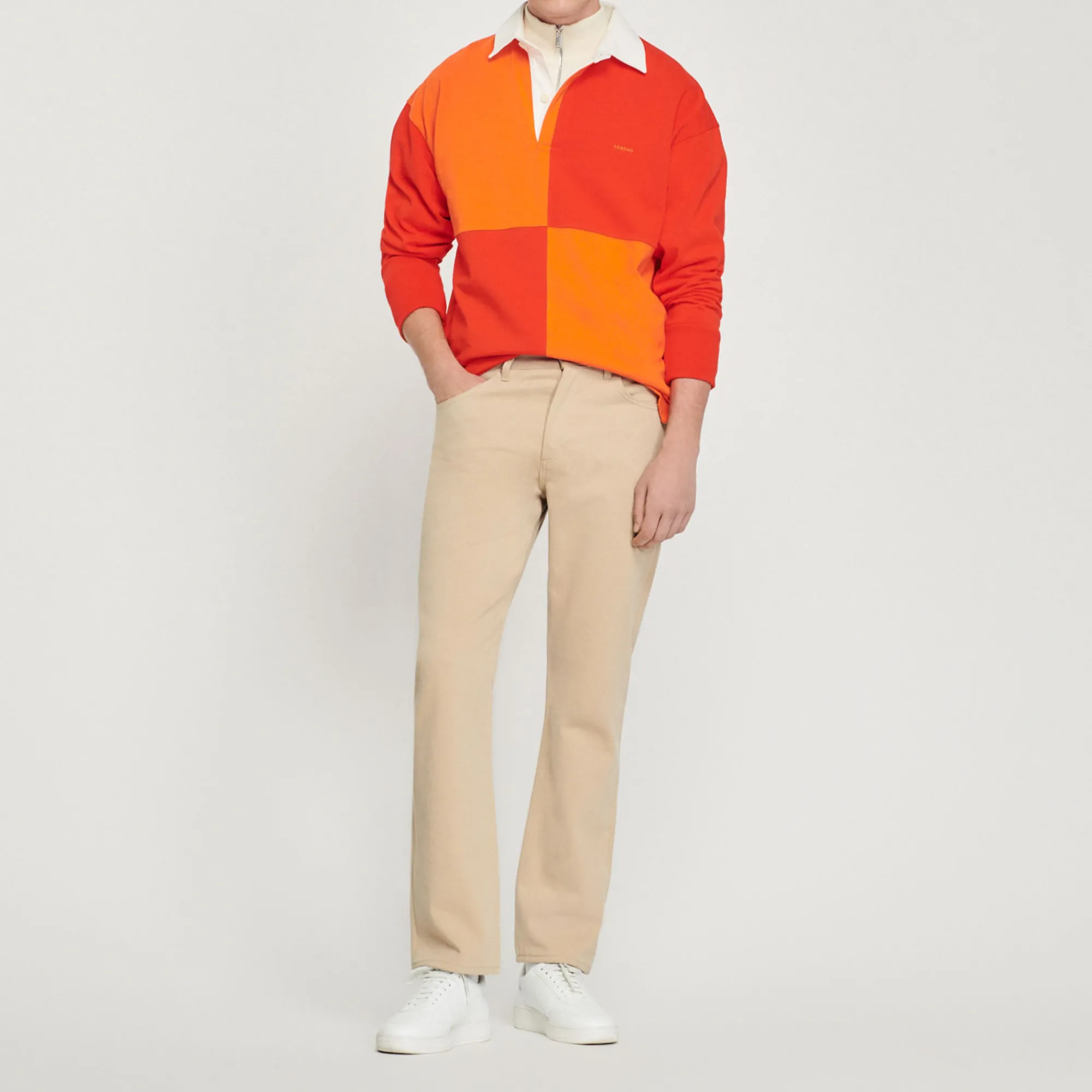 Jeans Dritti In Cotone>Sandro Paris Hot