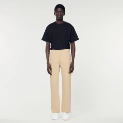 Jeans Dritti In Cotone>Sandro Paris Hot