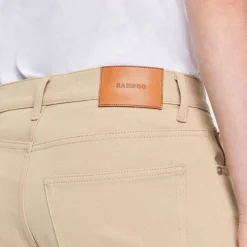 Jeans Dritti In Cotone><noscript><img width=
