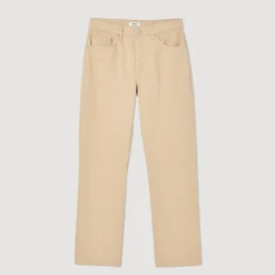 Jeans Dritti In Cotone><noscript><img width=