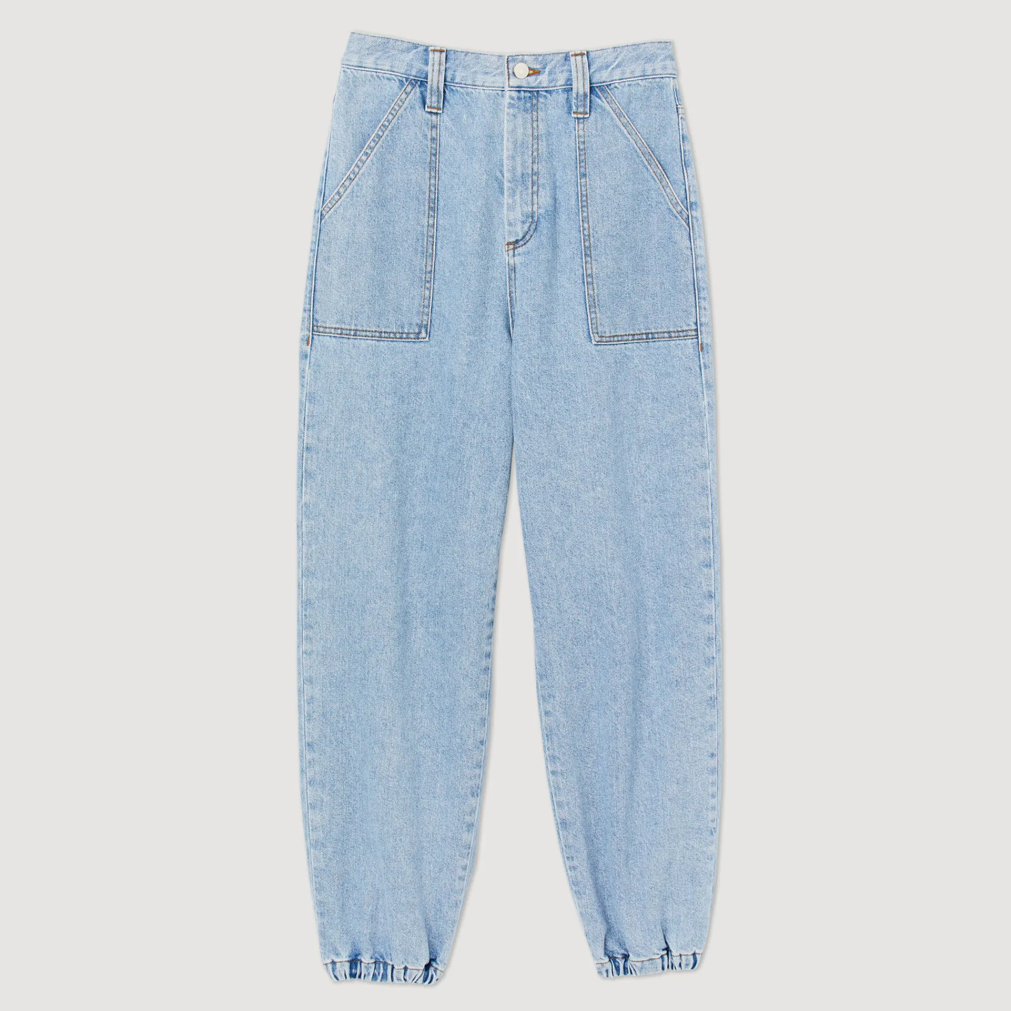 Jeans In Denim Delave>Sandro Paris Shop