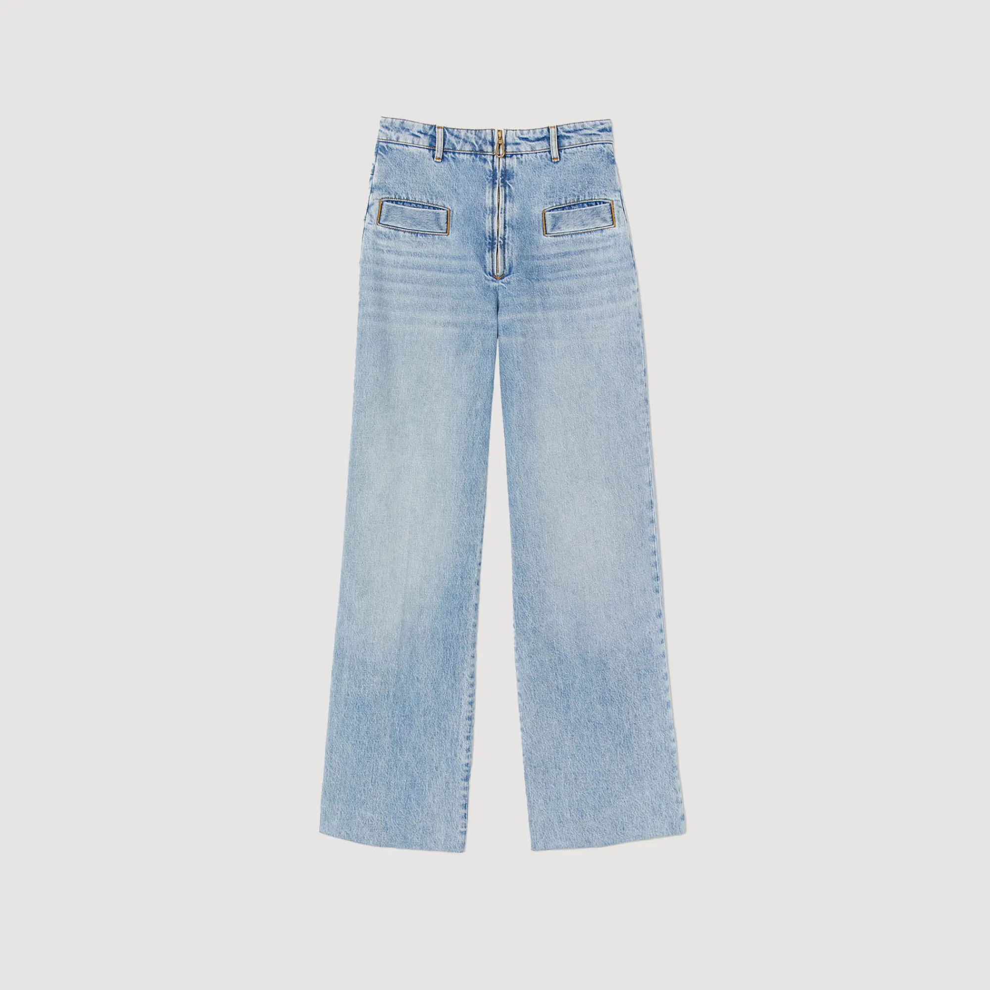 Jeans Larghi>Sandro Paris New