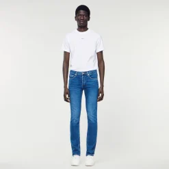 Jeans Slim Con Lavaggio Waterless>Sandro Paris Clearance