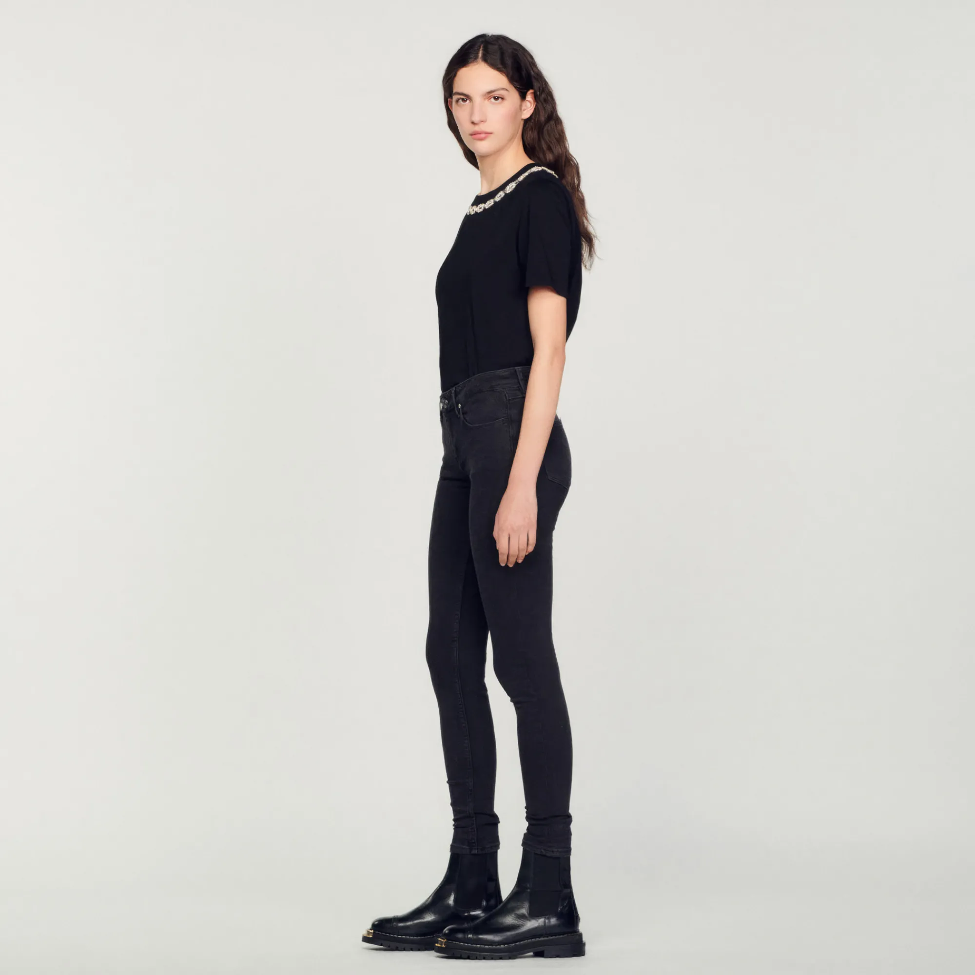 Jeans Slim Vita Normale>Sandro Paris Clearance