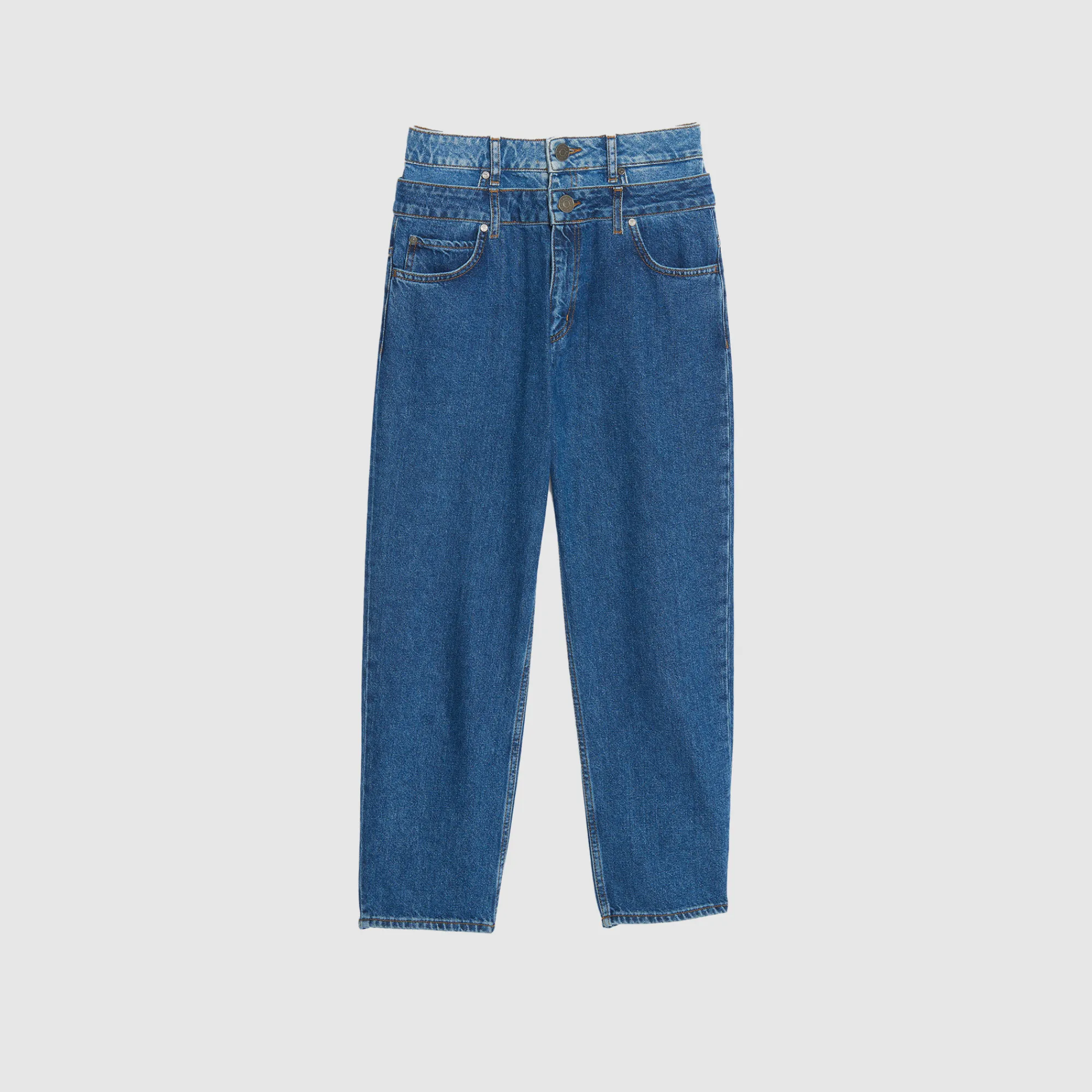 Jeans Trompe L'Oeil Linea Mom>Sandro Paris New