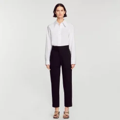 Pantaloni Classici A Vita Alta>Sandro Paris Best