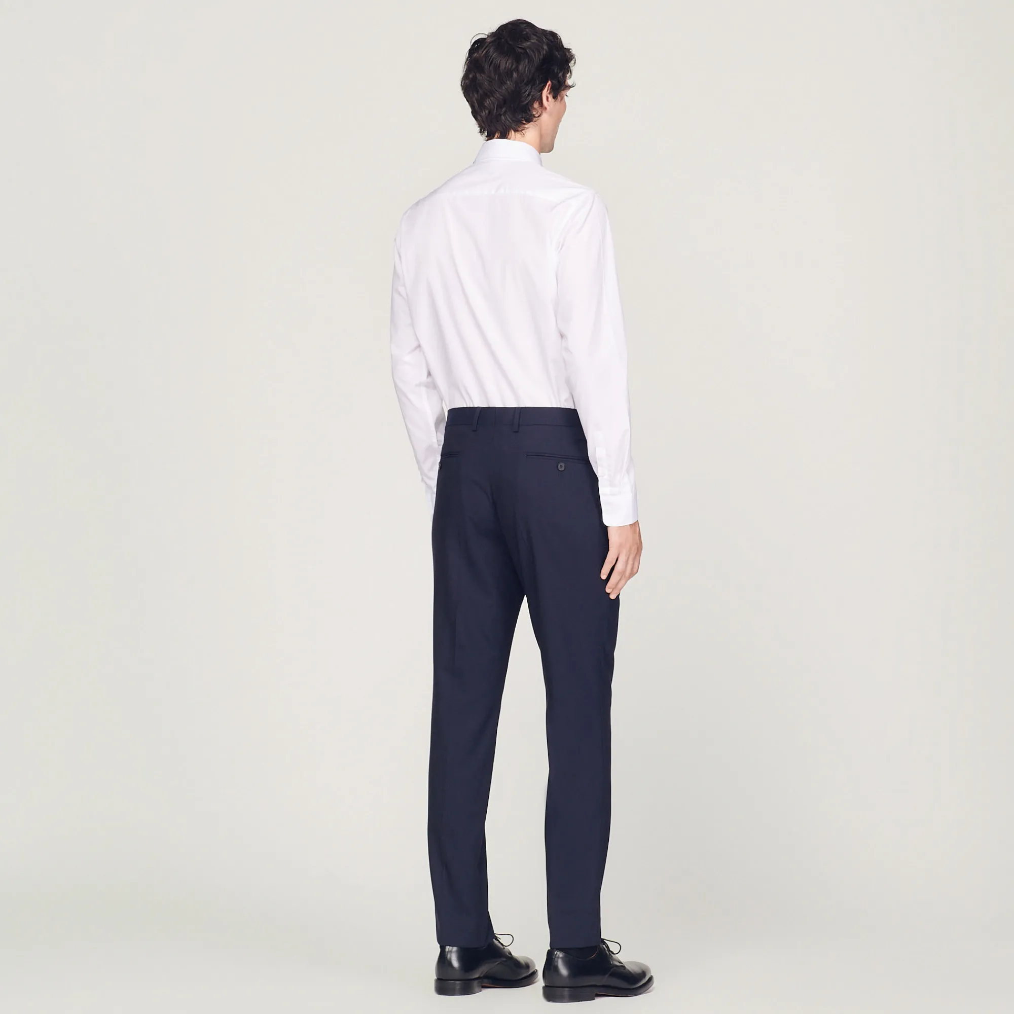 Pantaloni Da Completo Classici In Lana>Sandro Paris Fashion