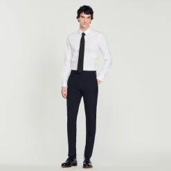Pantaloni Da Completo In Lana>Sandro Paris New