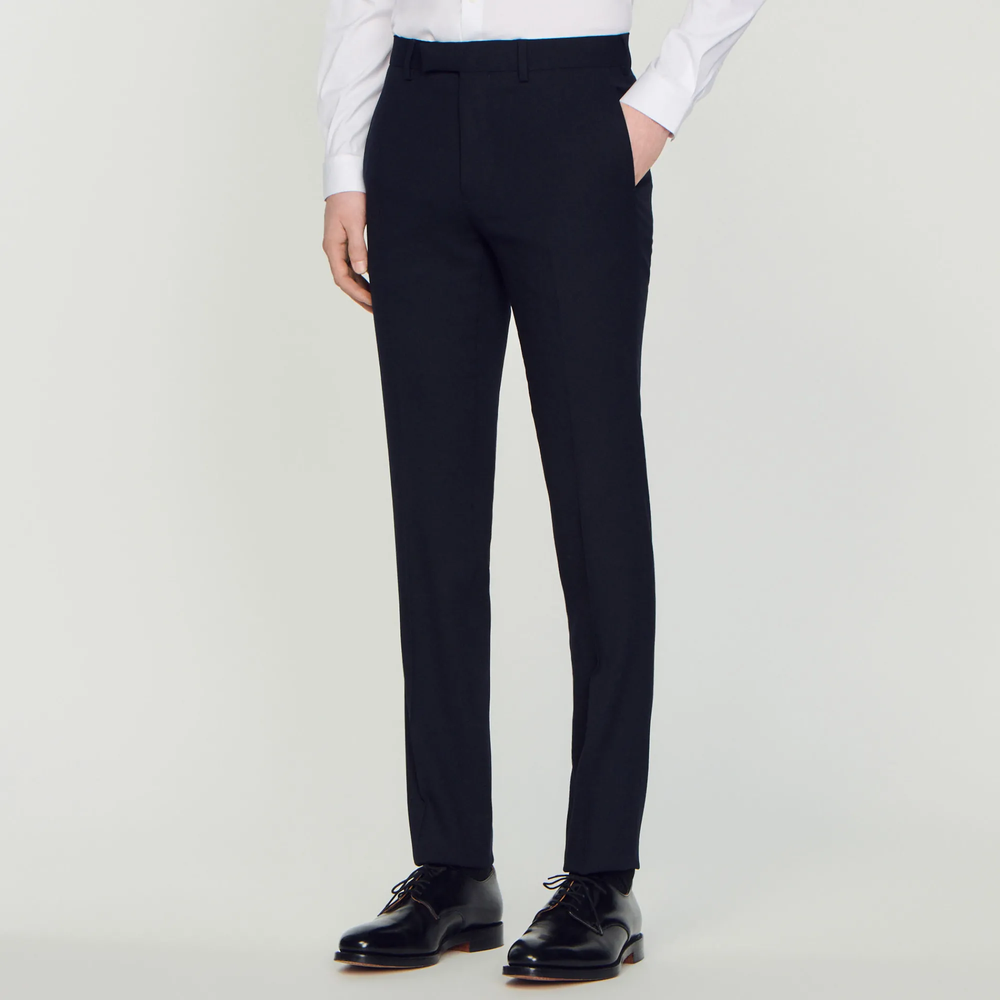 Pantaloni Da Completo In Lana>Sandro Paris New