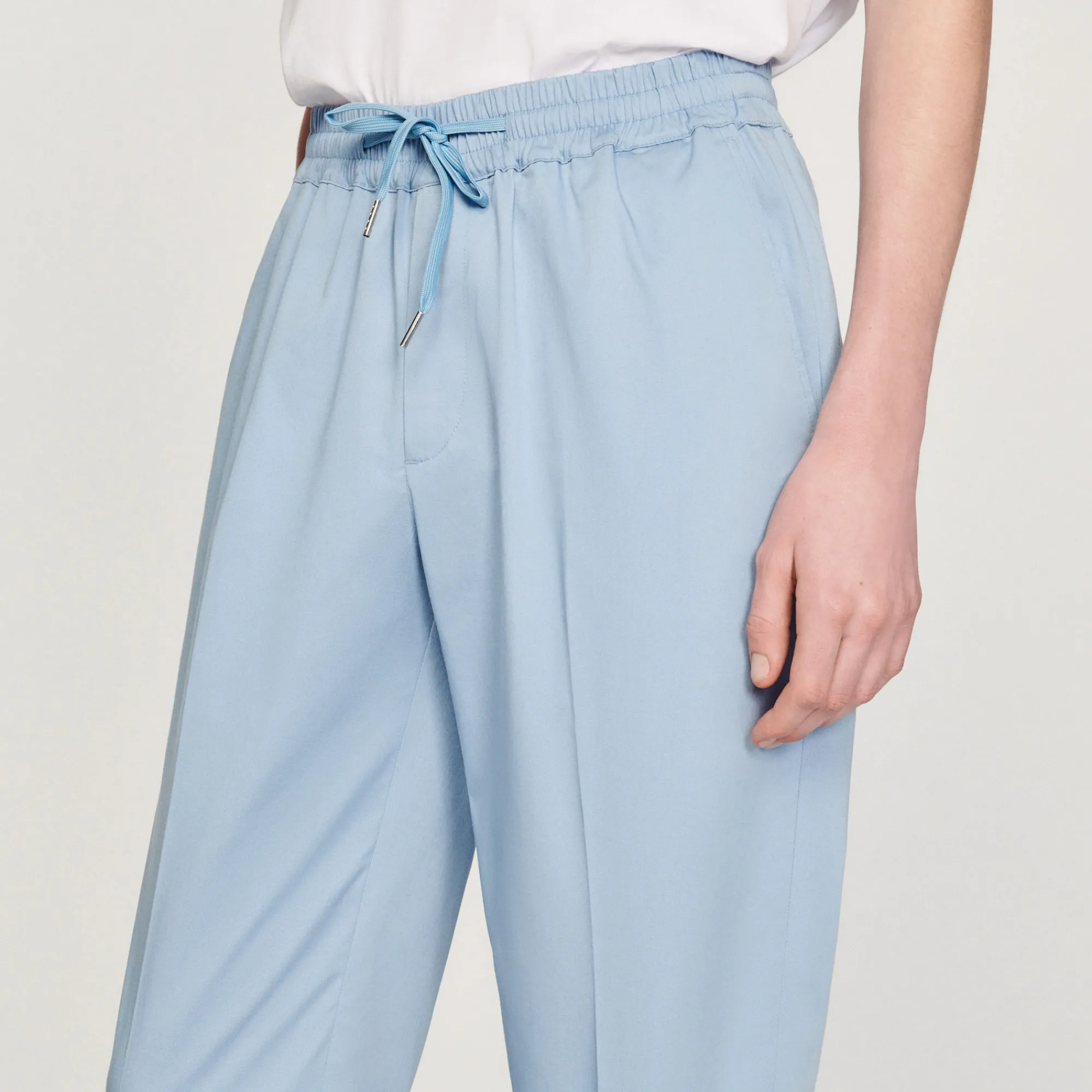 Pantaloni Dritti Elasticizzati>Sandro Paris Best