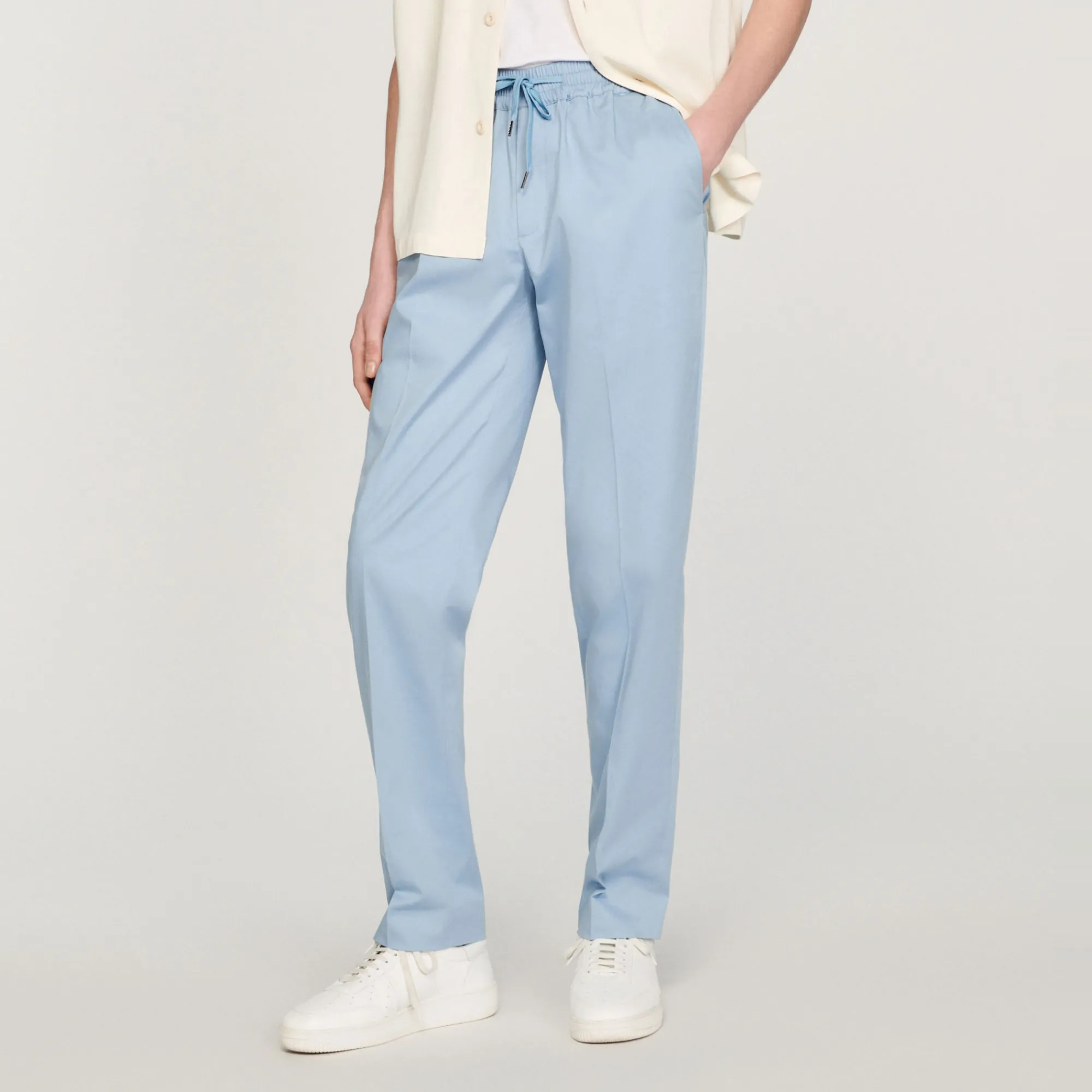 Pantaloni Dritti Elasticizzati>Sandro Paris Best