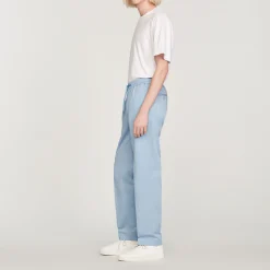 Pantaloni Dritti Elasticizzati><noscript><img width=