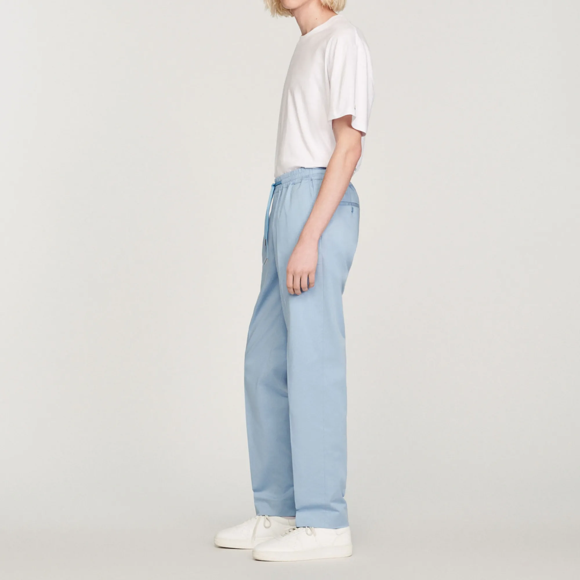 Pantaloni Dritti Elasticizzati>Sandro Paris Best