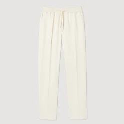 Pantaloni Dritti Elasticizzati><noscript><img width=