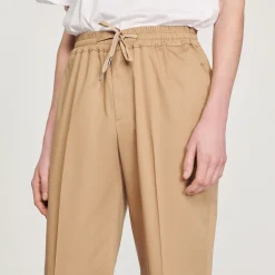 Pantaloni Dritti Elasticizzati><noscript><img width=