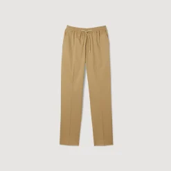 Pantaloni Dritti Elasticizzati><noscript><img width=