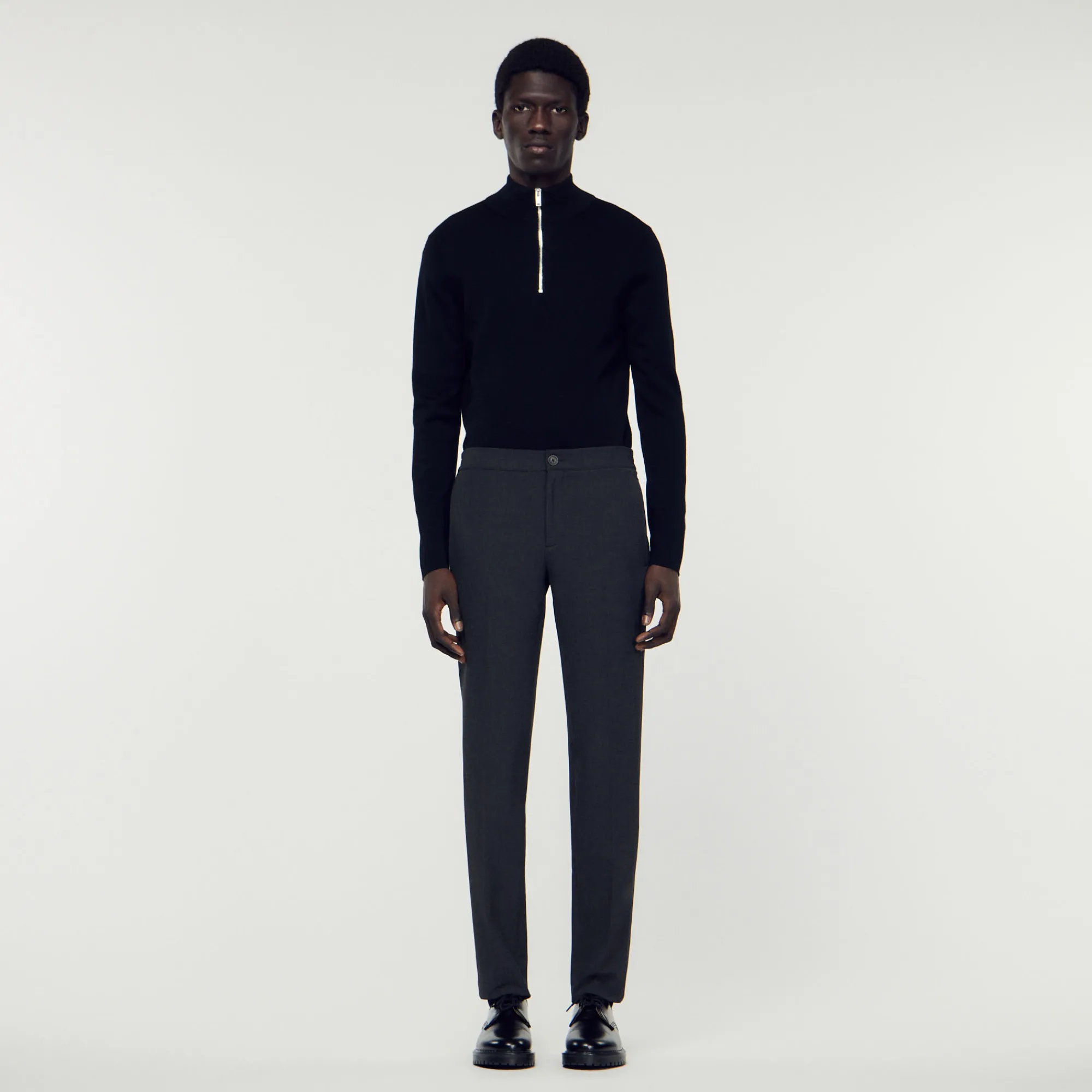 Pantaloni In Jersey>Sandro Paris Store