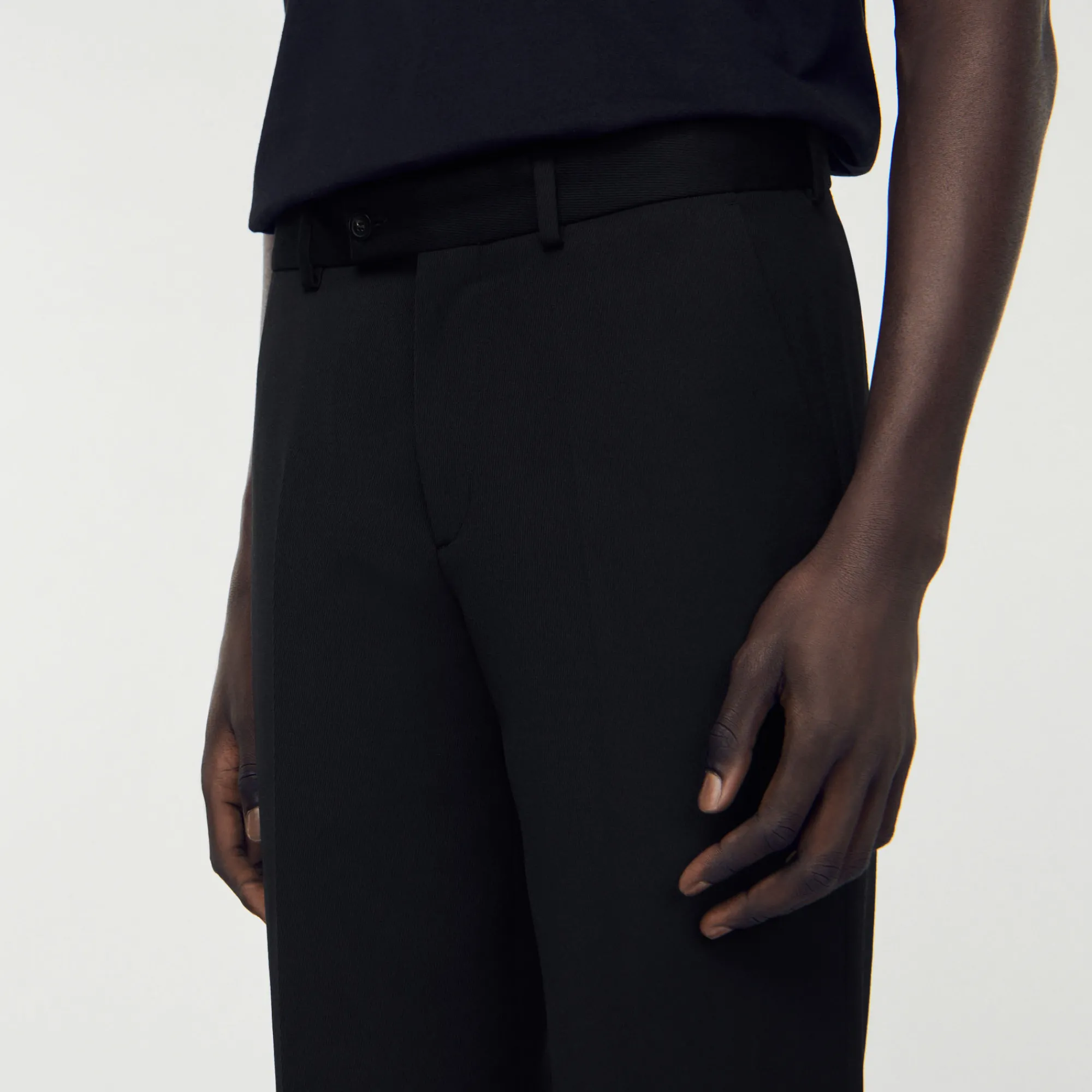 Pantaloni In Misto Lana>Sandro Paris Outlet