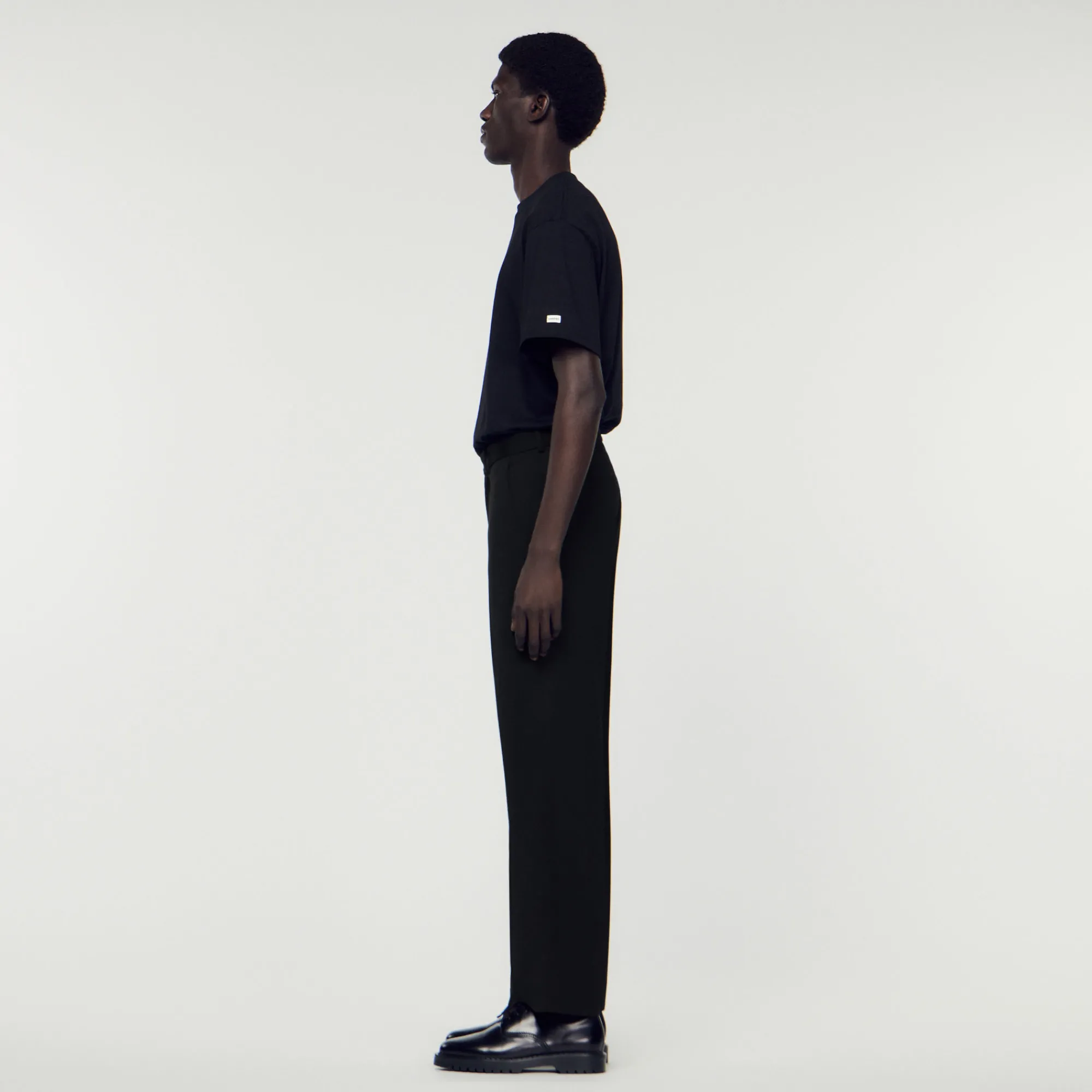 Pantaloni In Misto Lana>Sandro Paris Outlet