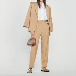Pantaloni Larghi>Sandro Paris Hot