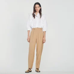 Pantaloni Larghi>Sandro Paris Hot
