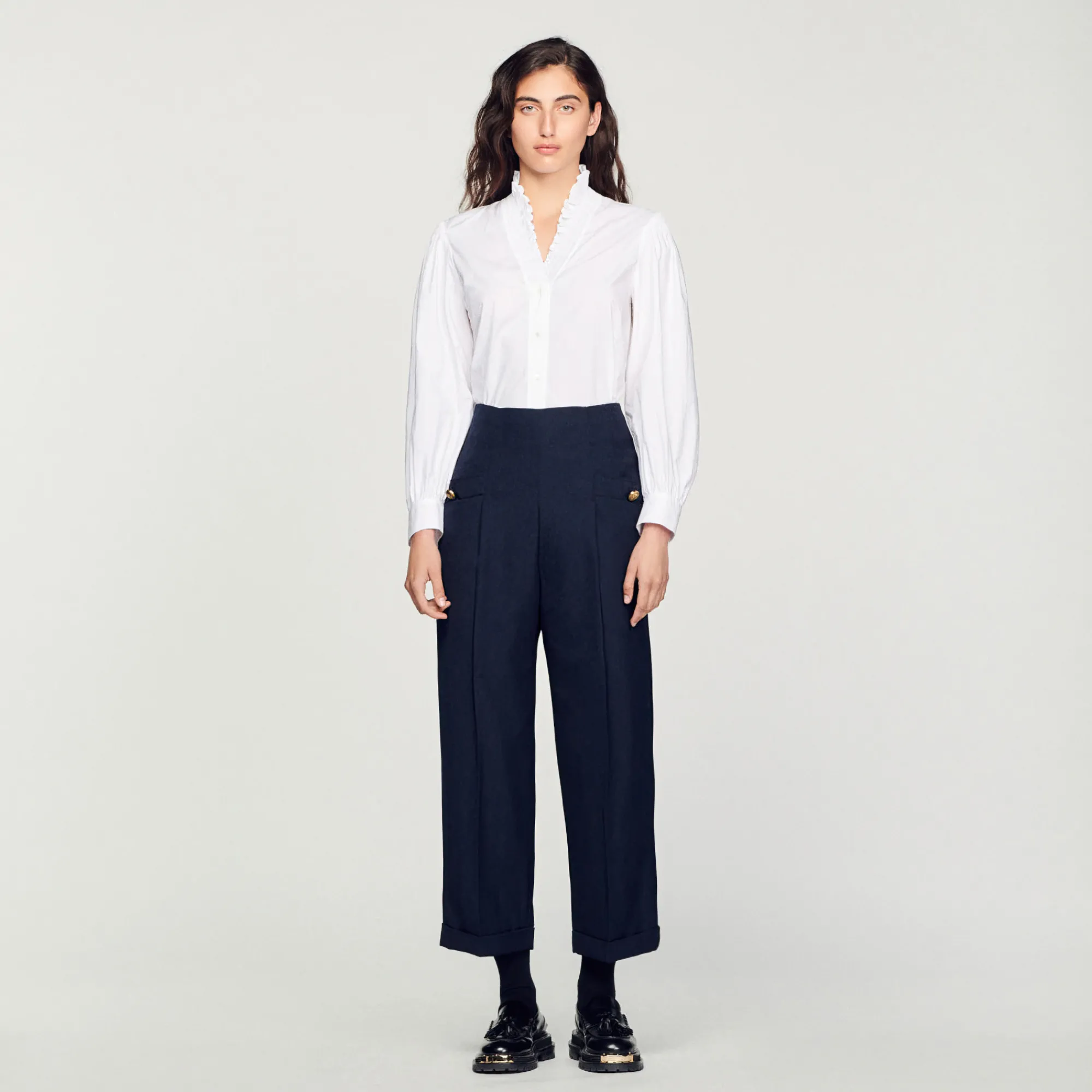 Pantaloni Larghi>Sandro Paris Clearance