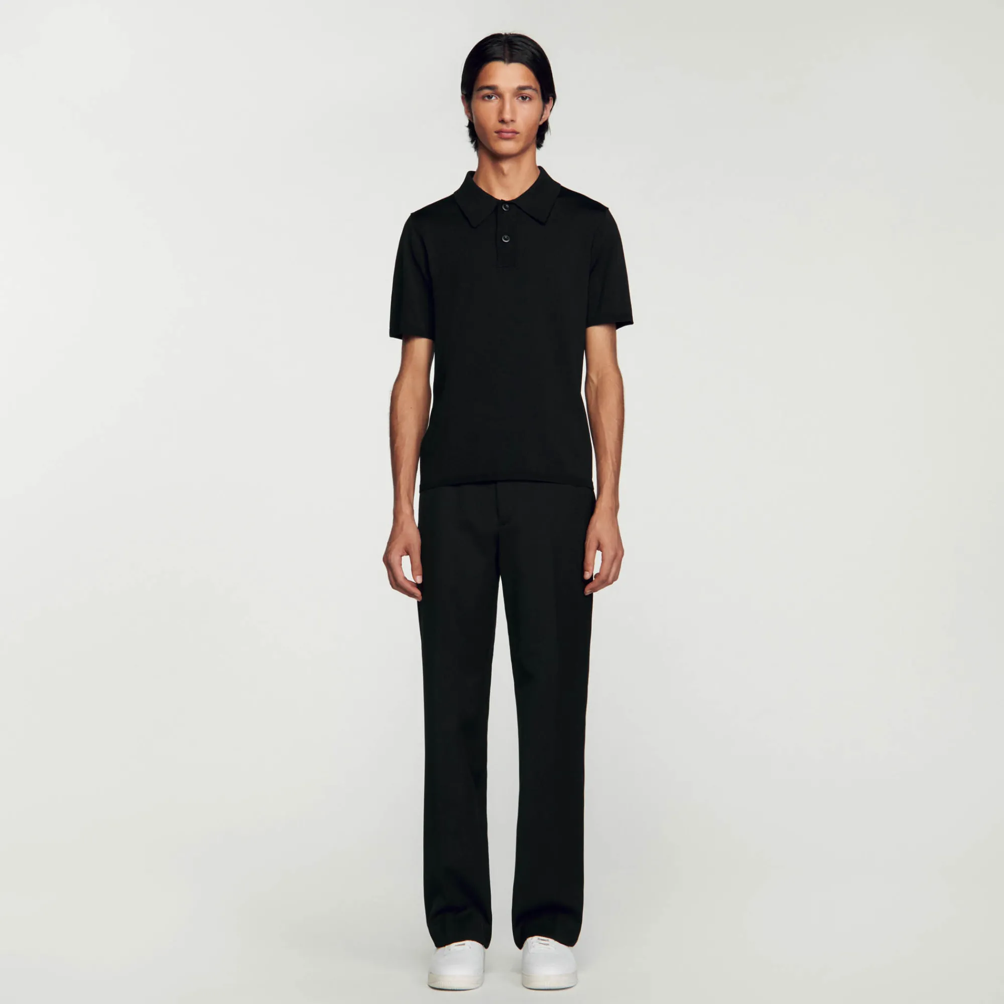 Polo In Maglia A Maniche Corte>Sandro Paris Shop